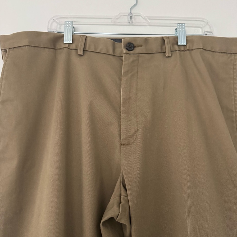 Haggar Men's Tan Khaki Dress Pants Preppy 42x32